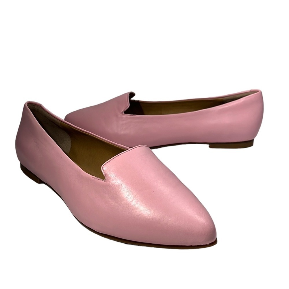 Trotters Harlowe Leather Pale Pink Loafers Flats Pointed Toe Flats Women’s 9.5 W